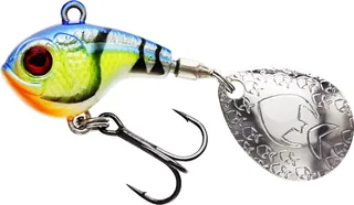 Westin DropBite Spin Tail 2.6cm 8g 1–5m Chartreuse Blue Craw