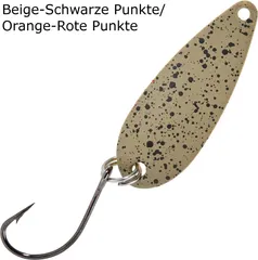Balzer Spoon Swindler 2.3g Beige-Schwarze Punkte/Orange-Rote Punkte