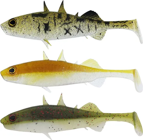 Westin Stanley The Stickleback Shadtail Gummifisch 9cm 7g Clear Water Mix 10