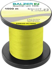 Balzer Iron Line 8 Braided Line 0.08mm 7.2kg Yellow