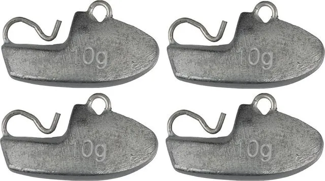 Savage Gear Sleigh Heads 10g 4pcs Carbon Stahl