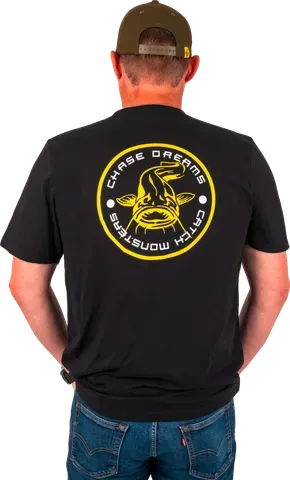 Black Cat Chase Dreams Black Tee XXL