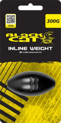 Black Cat Inline Weights Sinkers & Weights 300g
