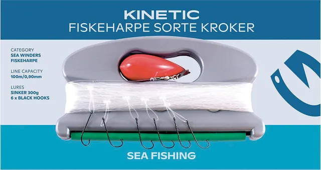 KINETIC FISKEHARPE Vorgefertigte Rigs F200 0.90mm 100m 300g