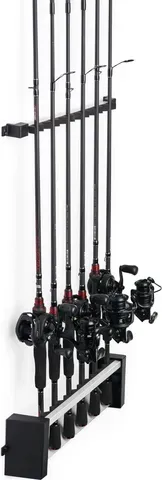 Abu Garcia Vertical 11 Rod Rack 11 Compartments Aluminium Wall-mounted