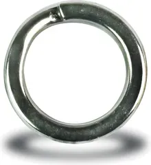 VMC 3562 Heavy Duty Bent Split Ring Spaltringe 6 130kg Stainless Steel Black Nickel