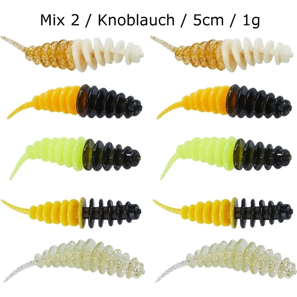 Balzer Trout Collector Softbaits 5cm 1g Mix 2 Knoblauch