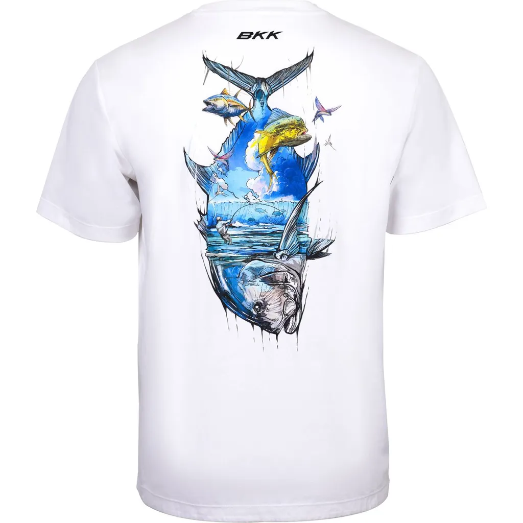 BKK SHORT SLEEVE CASUAL SHIRT - BRAND VALUES GT - WHITE XXL