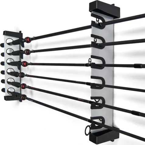 Abu Garcia Horizontal 6 Rod Rack 6 Compartments Aluminium