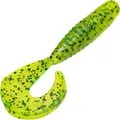 Strike King Rage Grub 10cm 8pc Chartreuse Pepper