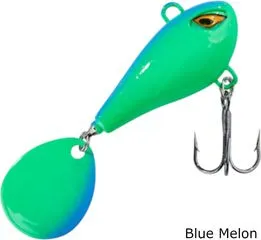 Balzer Shirasu Colonel Spin Buddy Evil Eye Jigspinner 3.5cm 6g Blue Melon