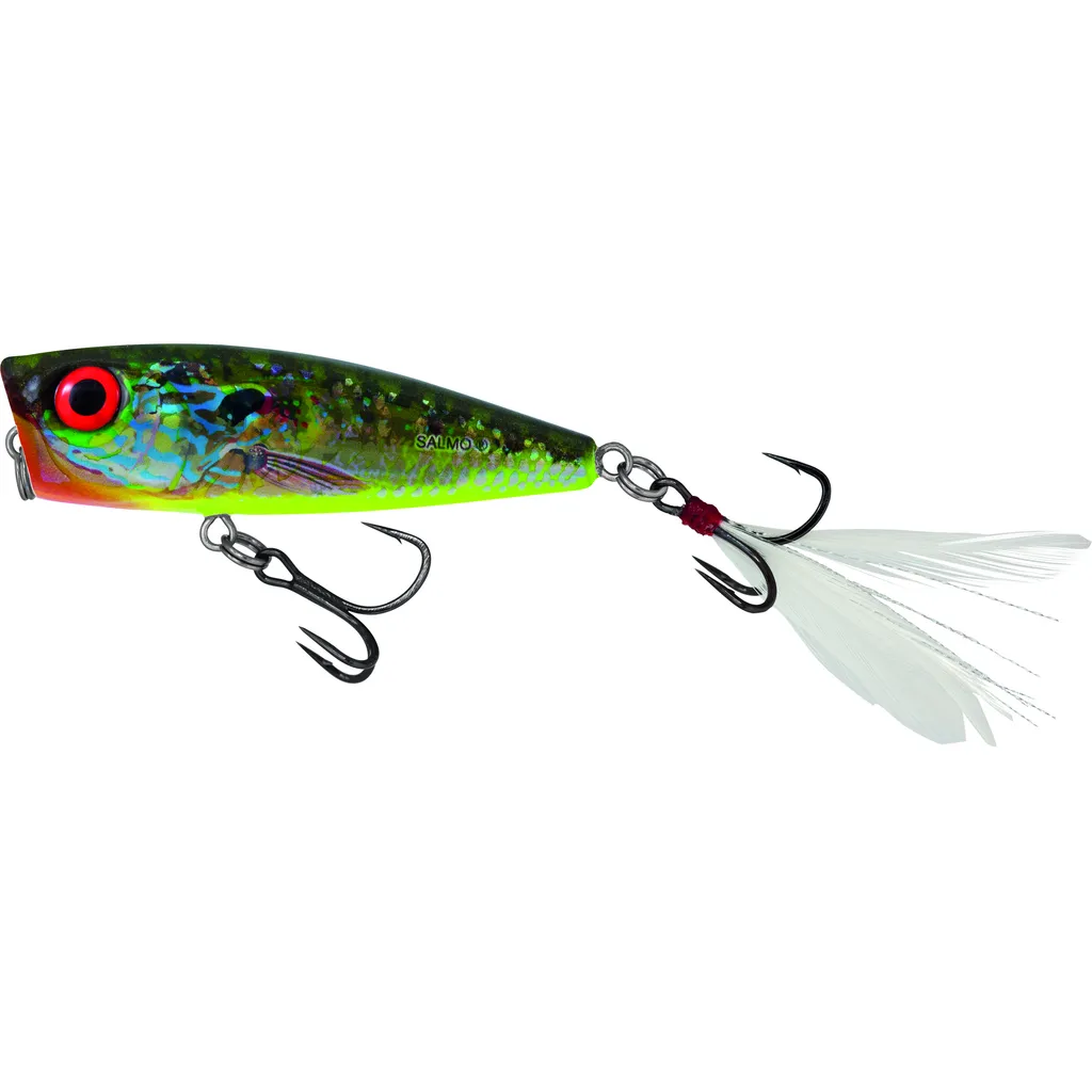 Salmo Rattlin' Pop Floating Oberflächenköder 7cm 12.5g Real Hot Bluegill
