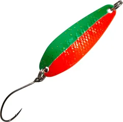 FTM Spoon Wheel 3.8cm 3.6g Grün-Rot Mit Glitter/Goldfarben