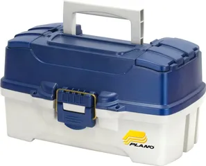 Plano Two-Tray Tackle Box 36.2cm Blue/White
