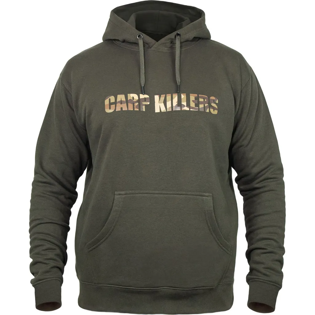 Carp Killers Hoodie Oliv M