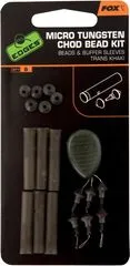 Fox Edges Micro Chod Bead Kit Trans Khaki Tungsten