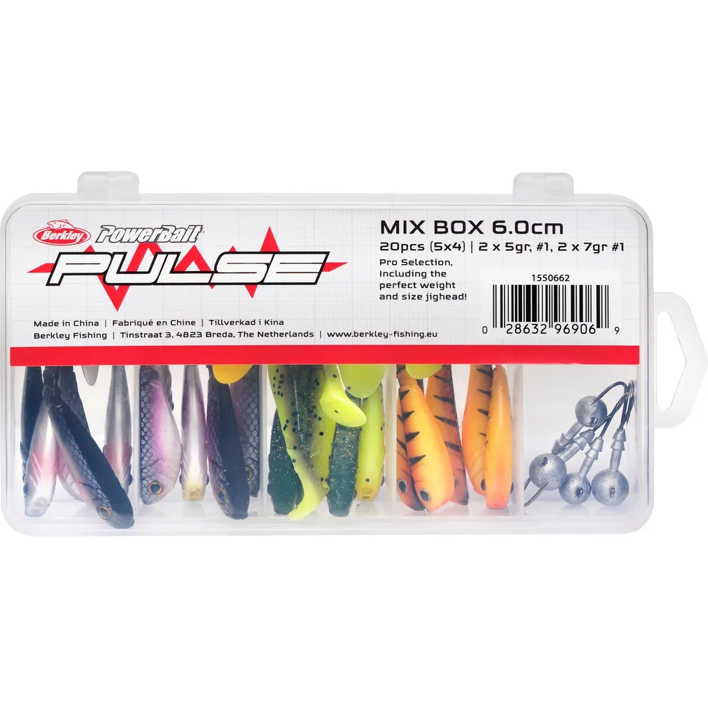 Berkley Pulse Shad Box 6cm Assorted