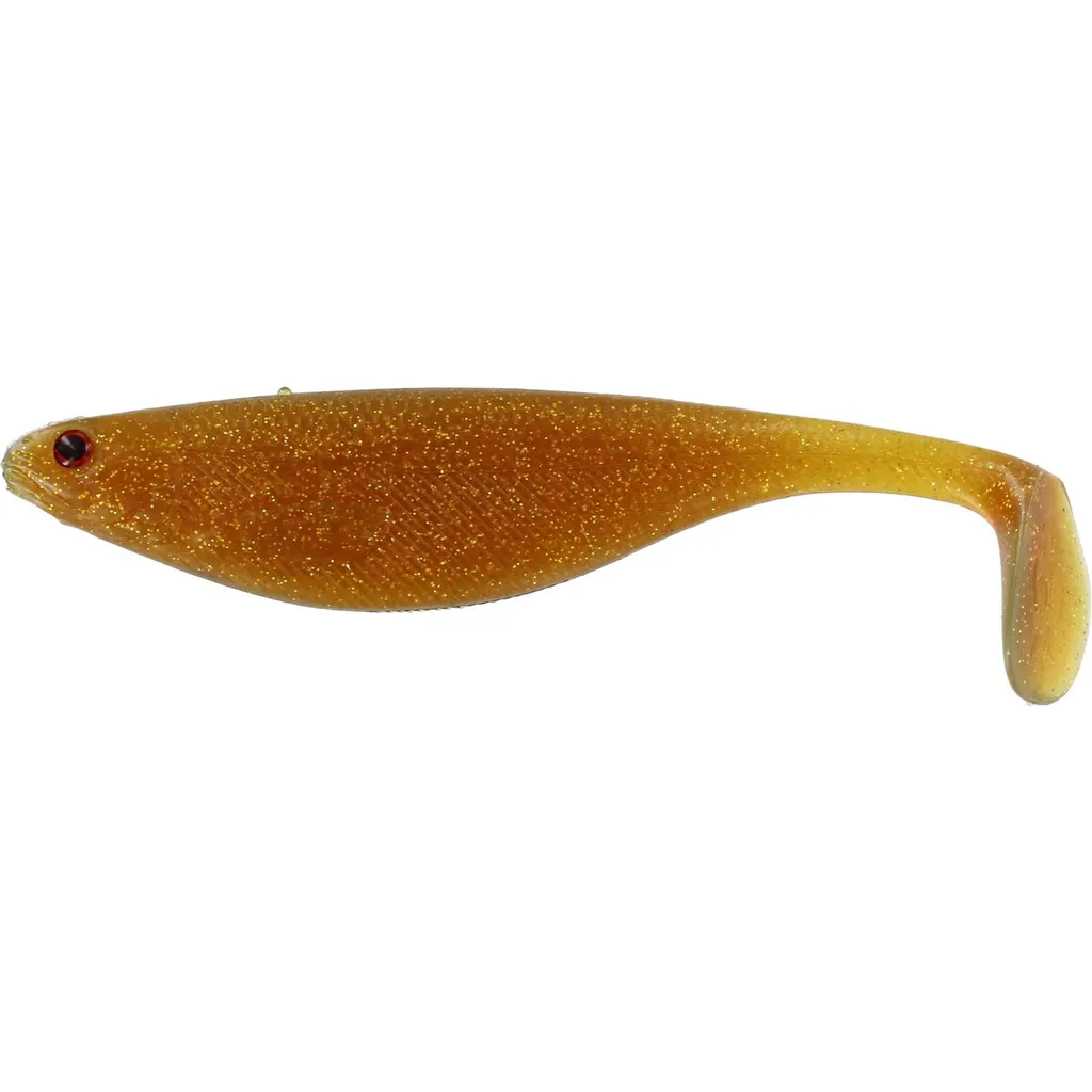 Westin ShadTeez Gummiköder 9cm 7g Motoroil Goldfarben