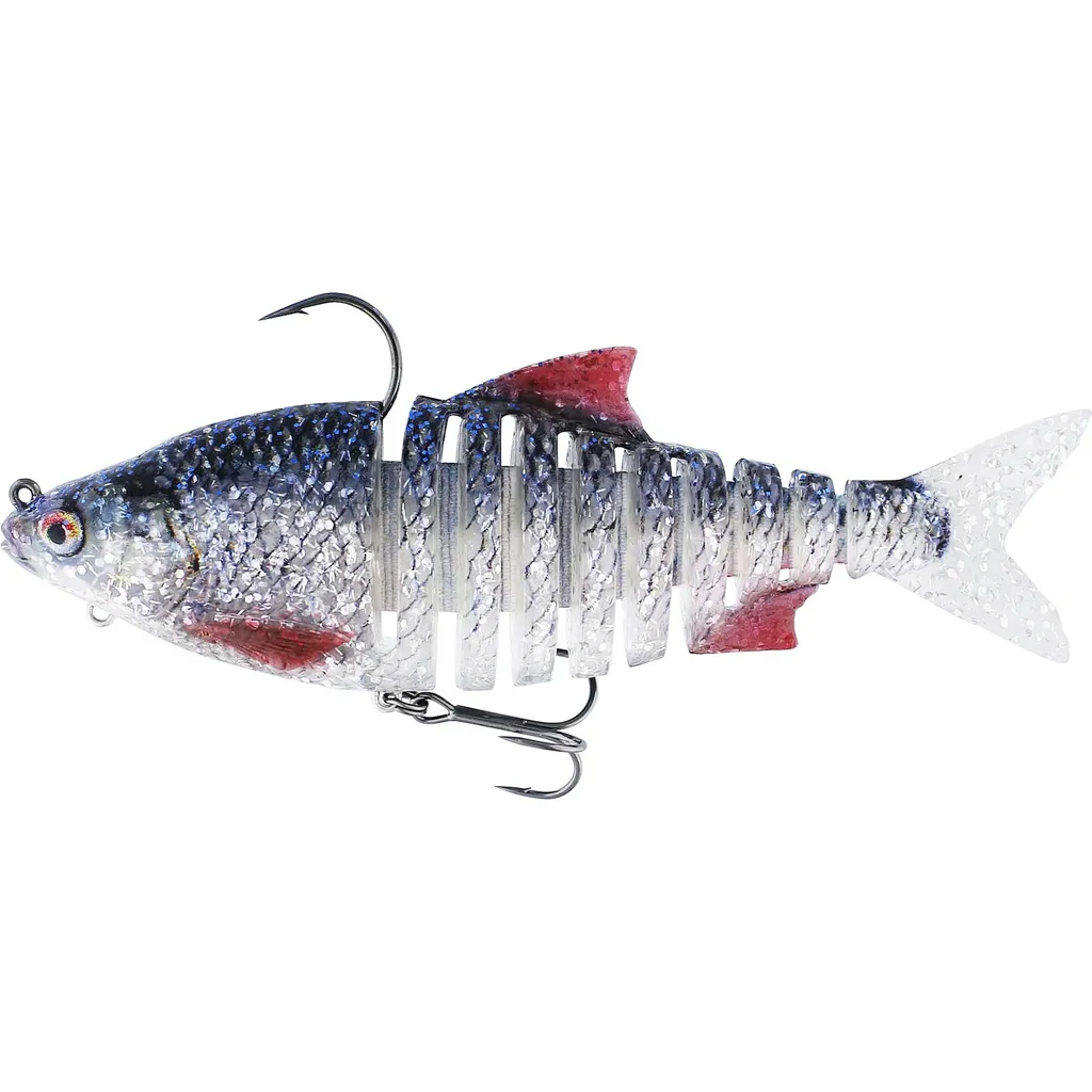 Westin Ricky The Roach Multi Jointed R2F Gummifische 18cm 83g Glitter Roach Sinking