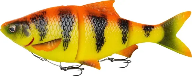 Savage Gear 4D Line Thru Roach Softbait 18cm 80g Slow Sinking Golden Ambulance