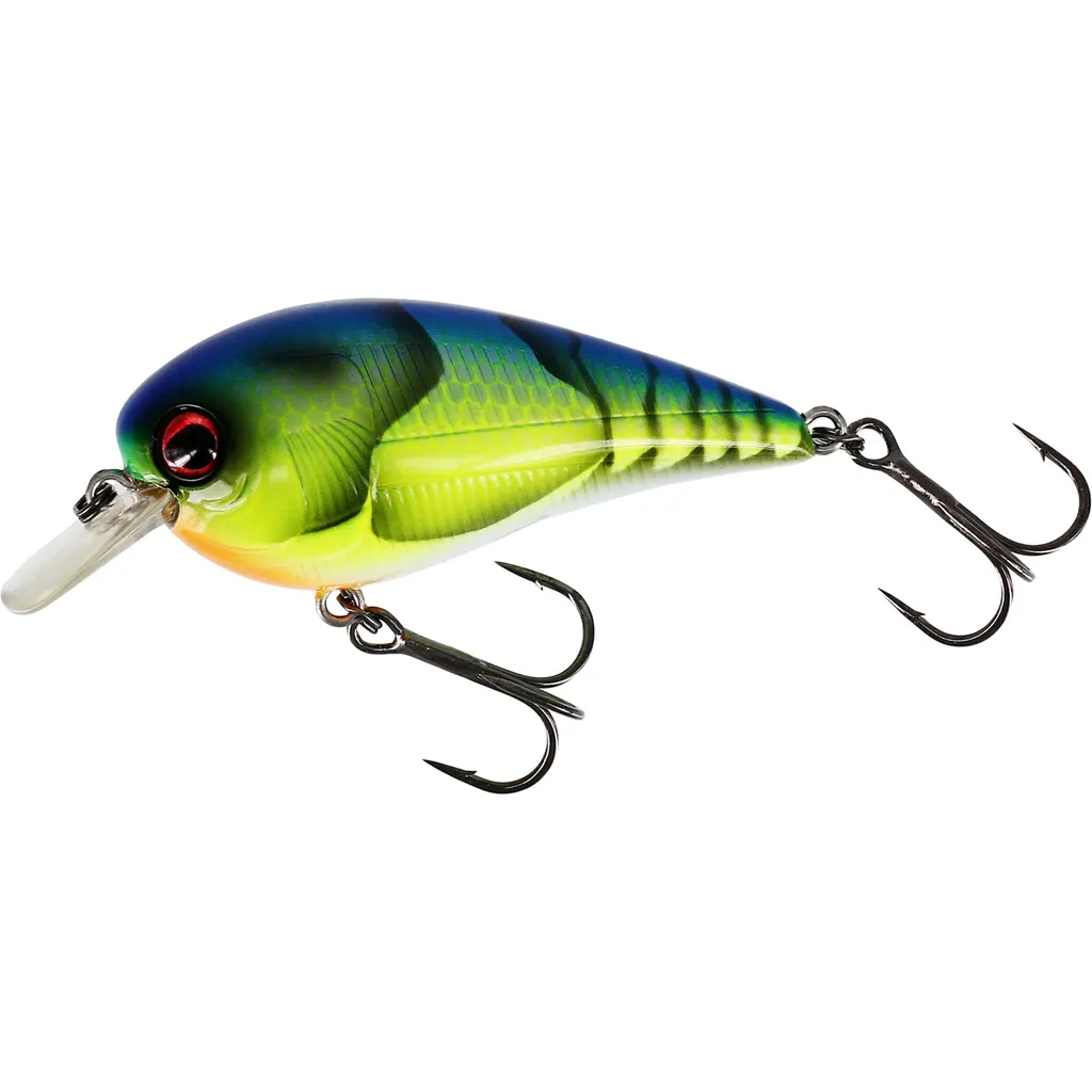 Westin BassBite 1.5 Squarebill Crankbait 6cm 13g Chart. Blue Craw