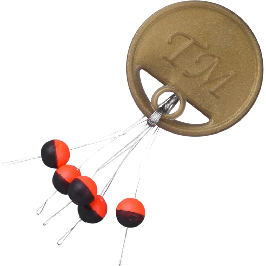 Spro Trout Master Mini Pilots Posen & Schwimmer Black Red 5mm 5Stk