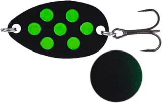 Westin Fidusen Blinker 3.2cm 2.8g Schwarz/Grün Punkte