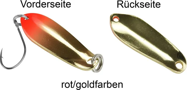 FTM Spoon Boogie 1.6g Rot/Goldfarben