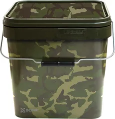 Sonik Camo Square Bucket 17L 28x25.5x29.5cm