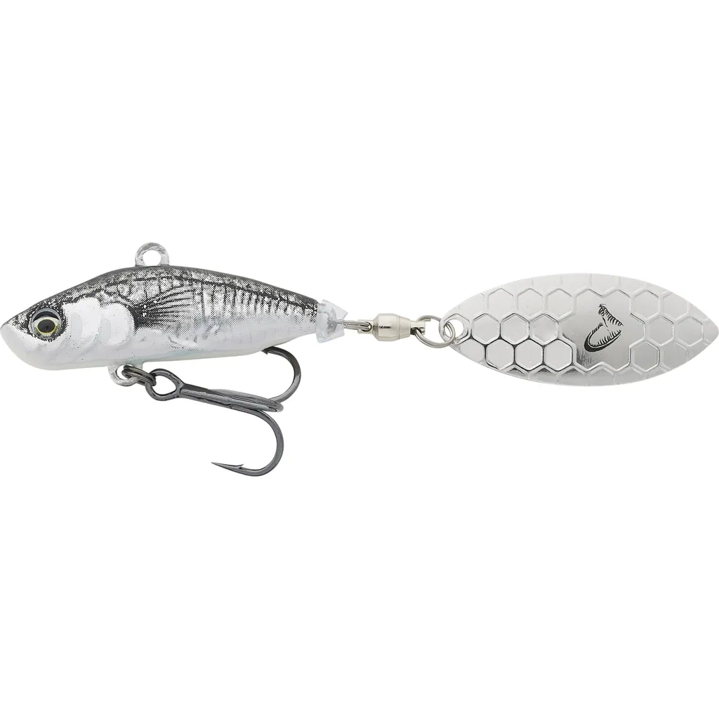 Savage Gear 3D Sticklebait Tailspin Spin tails 8cm 18g Black Silver
