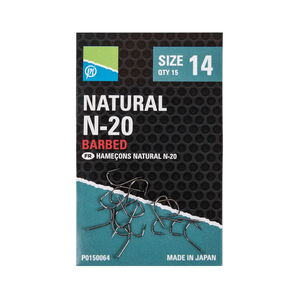Preston Natural N-20 Haken #12