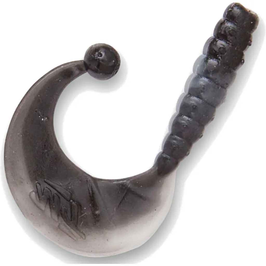 Quantum Magic Trout Curly B-Bobbles Gummiköder 3.5cm 0.4g Schwarz/Weiß