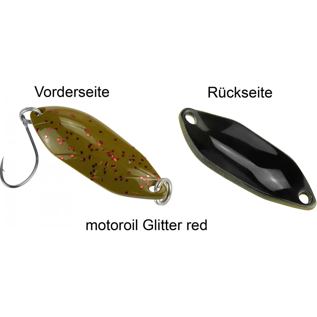 FTM Spoon Hit Blinker 3,3g Motoroil Glitter Red