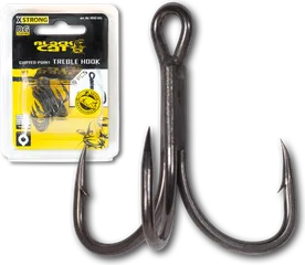 Black Cat Curved Point Treble Hook DG Hooks #1/0 5pcs
