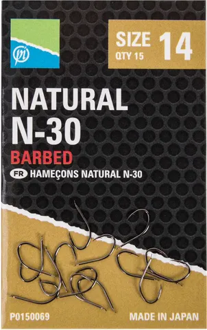 Preston Natural N-30 Haken #18
