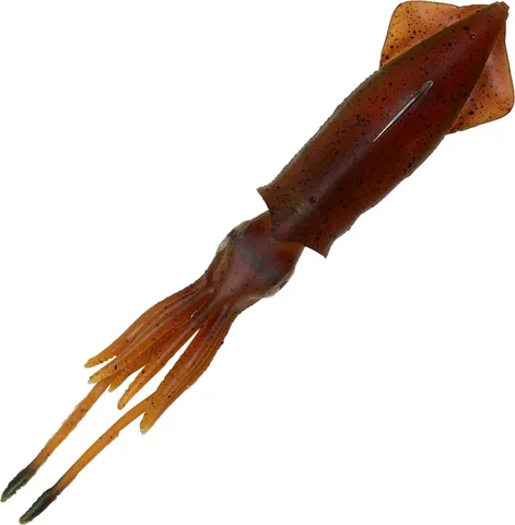 Savage Gear 3D TPE Swim Squid Sea Fishing Lure 25cm 110g Red Brown