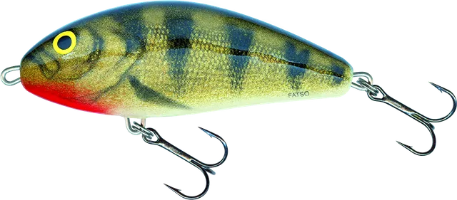 Salmo Fatso Jerkbait 8cm 25g Emerald Perch Sinking