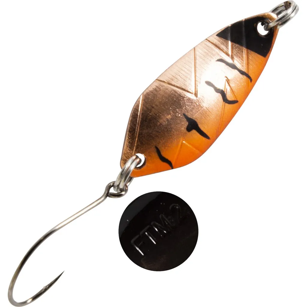 FTM Spoon Strike Blinker 2.1g Orange Kupfer Schwarz Schwarz