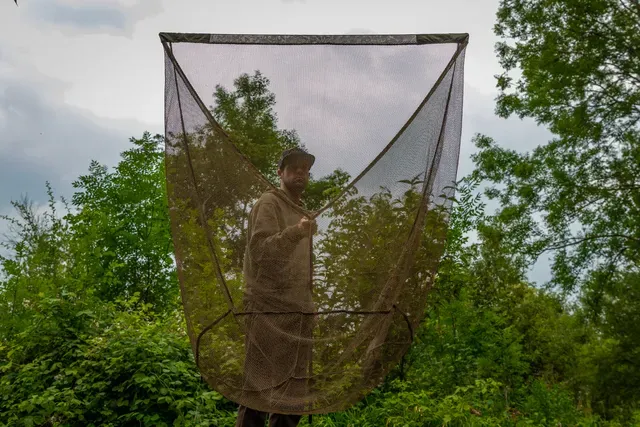 Fox Horizon X3S Landing Net 117cm Carbon Khaki Mesh