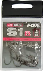 Fox Kuro S1 Series barbless Hook #4