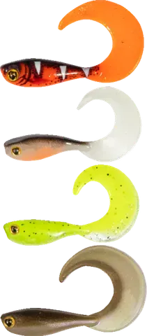 Fox Rage Micro Grub UV 4g 4cm 8pcs Mixed