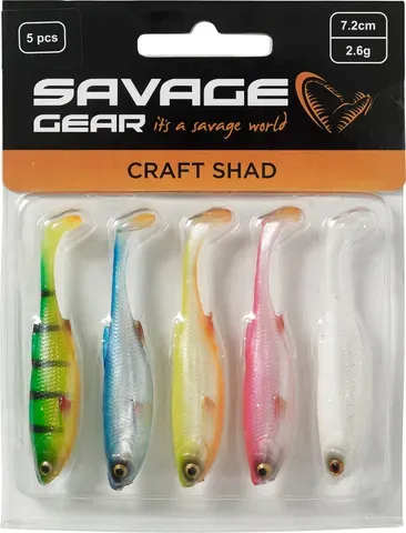 Savage Gear Craft Shad Mix 10cm 6g 5pc Dark Water Mix