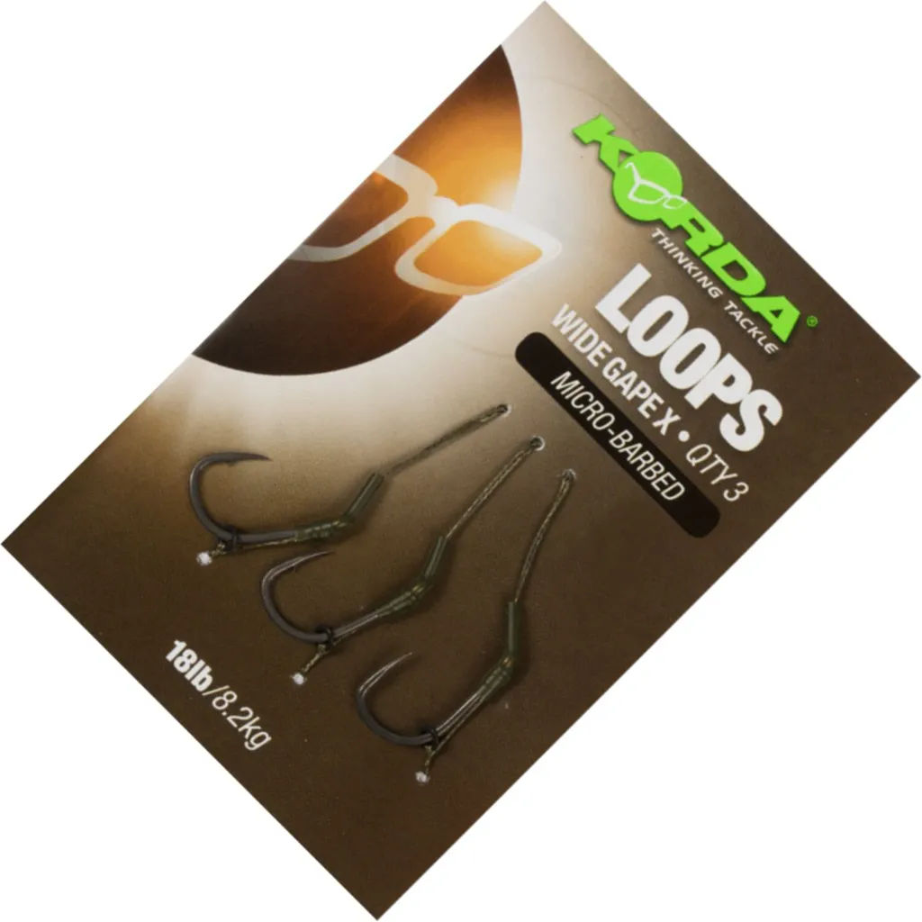 Korda Loop Rigs DF Wide Gape X #8