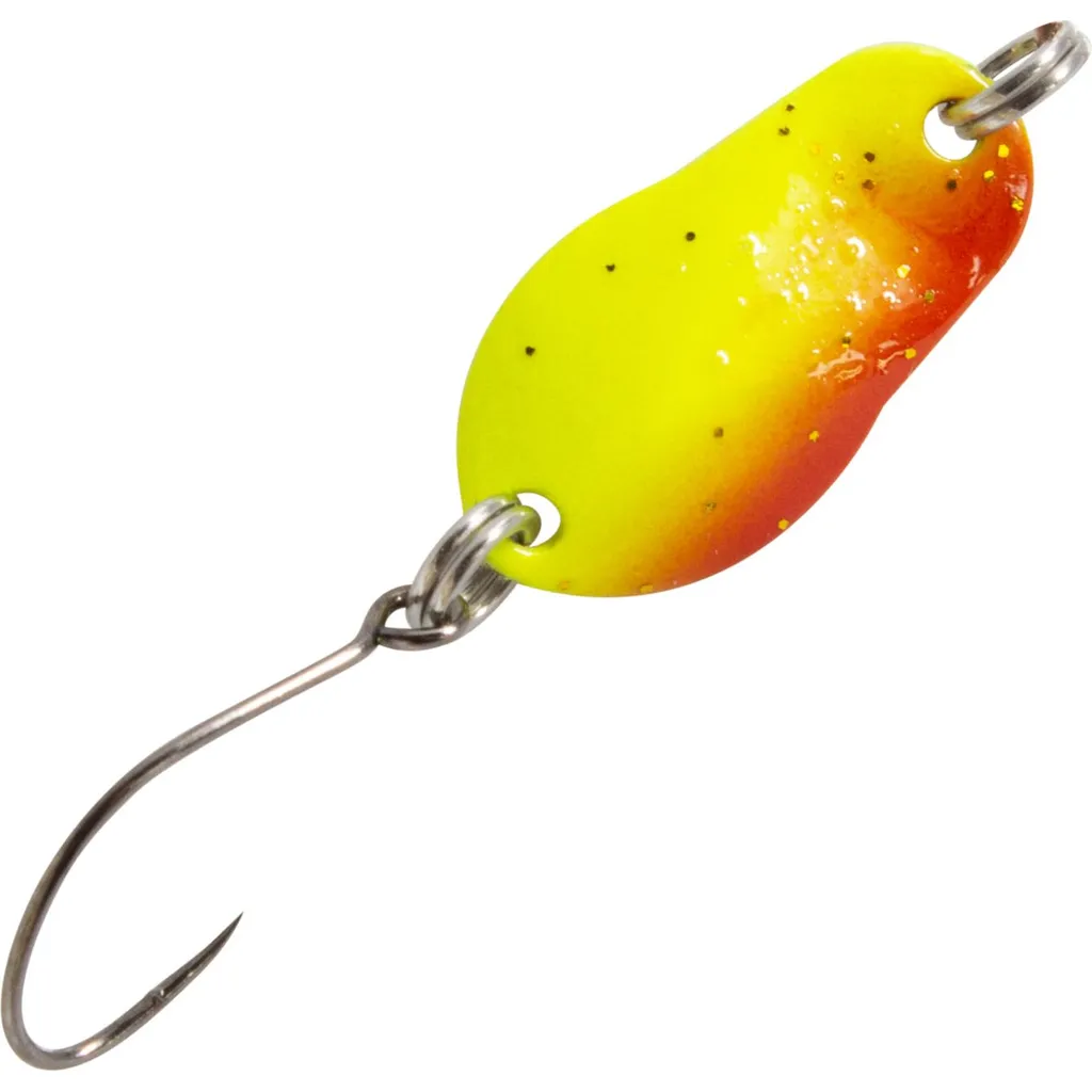 FTM Spoon Track Blinker 0,7g 1,9cm Gelb Orange Glitter Gold