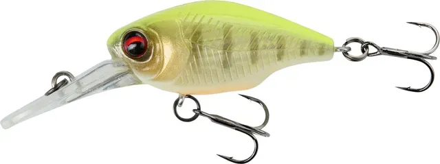 Savage Gear Petit Gravity Crank DR Crankbaits 4cm 5.3g 0.5–1.5m Fluorescent Yellow Tiger