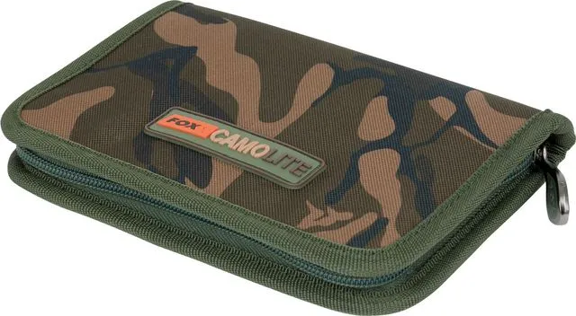 Fox Camolite License Wallet Bag 20x14x3cm 2 Zipper