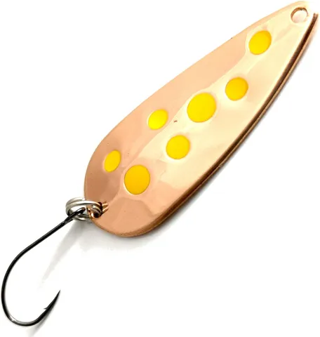 Troutwerk Spoon 4cm 5g Copper-Coloured/Yellow Dots