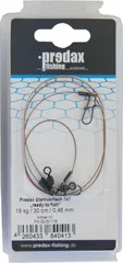 Predax Stahlvorfach 7x7 ready to fish 30cm 18kg 0.46mm