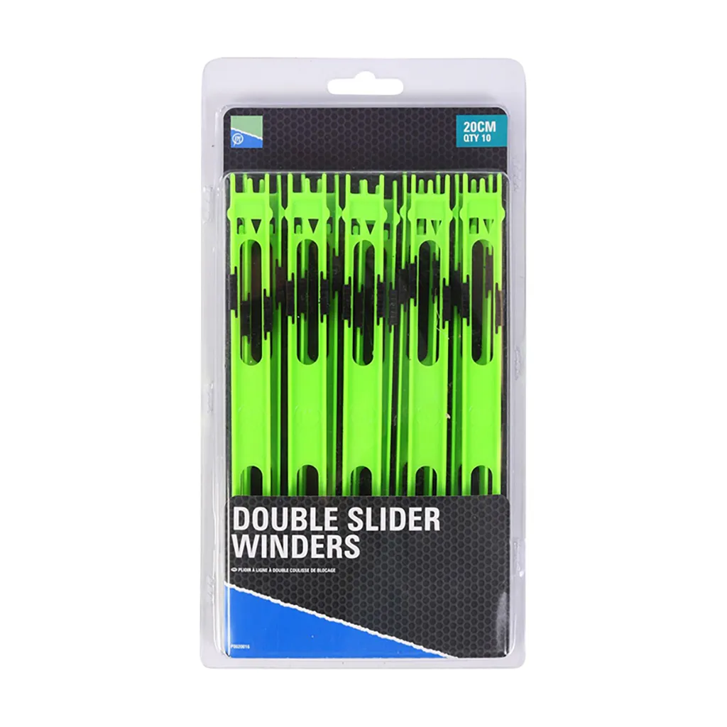 Preston Double Slider Winders Rig-Zubehör 20cm Grün