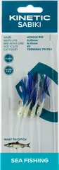 Kinetic Sabiki Hokkai Ready-made Rigs 130cm 0.45kg #5 Blue Flash